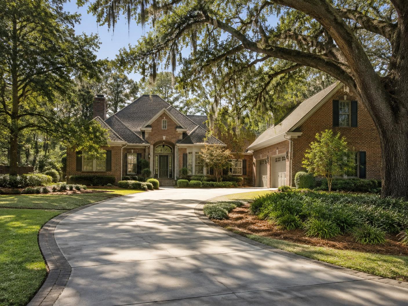 Established residential street in the Killearn Estates area of Tallahassee
